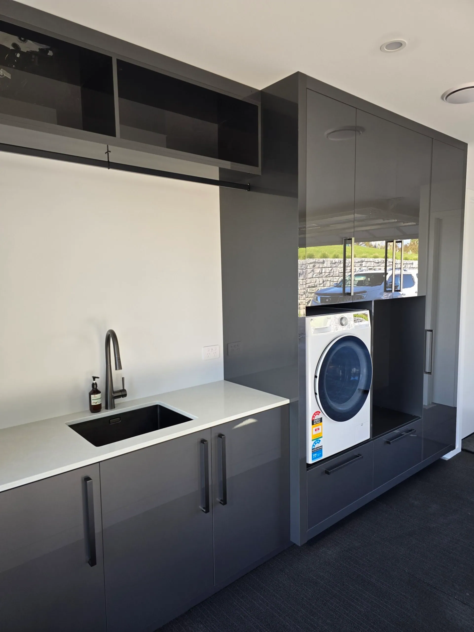 Laundry cabinetry and storage solutions Kerikeri – Strydeco