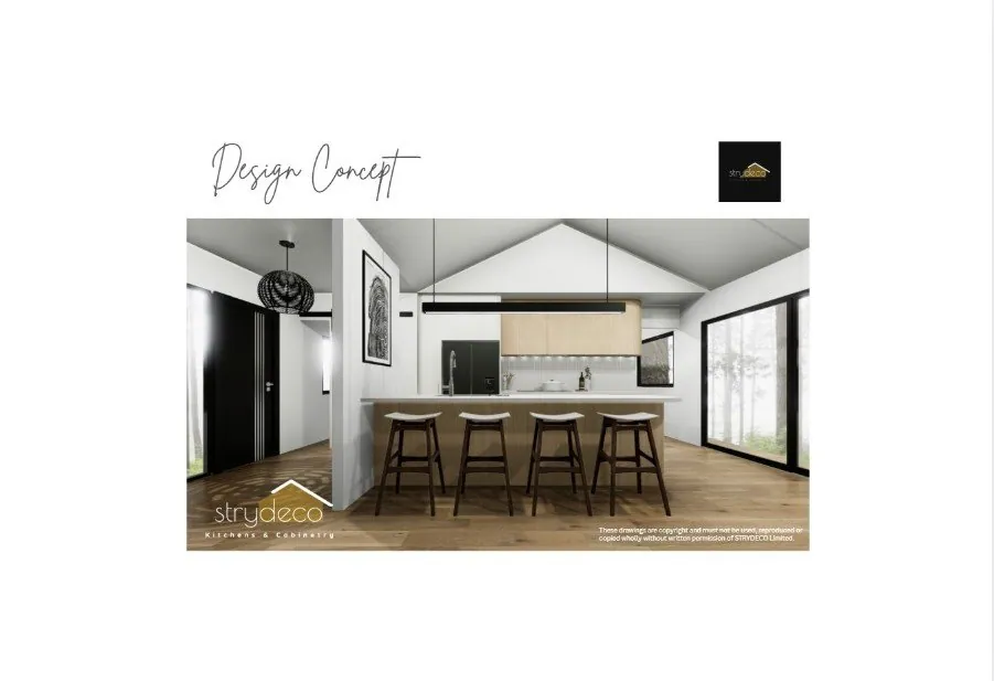 Family kitchen design with pantry storage – Strydeco Kerikeri