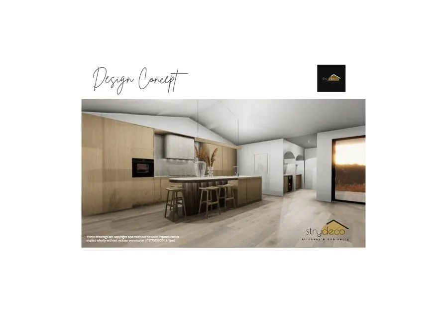 Handleless kitchen design concept – Northland cabinetry